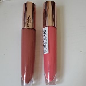 L'Oreal Paris Lip Gloss Duo - Nude and Rose